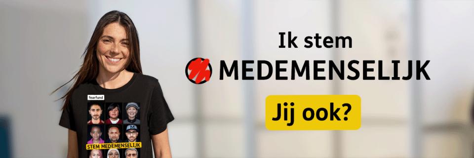 Ik stem medemenselijk. Jij ook?