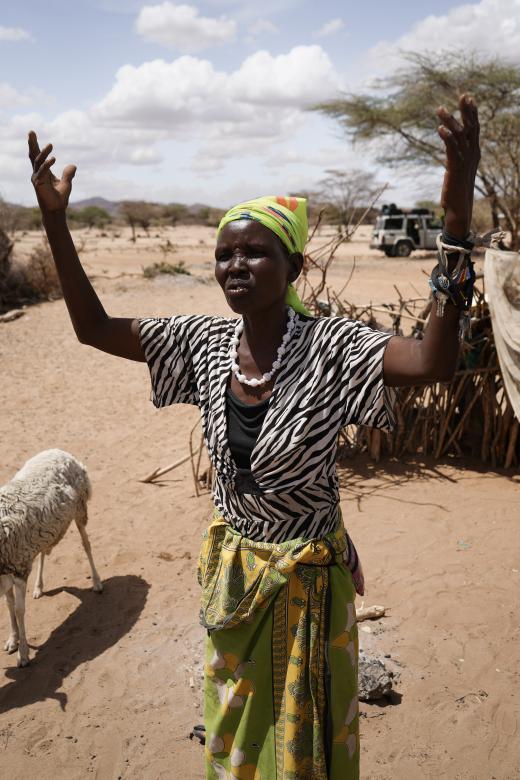 Priscilla in Turkana, Kenia