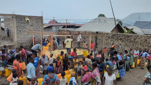 Waterpunt dat door Tearfund is aangelegd