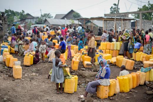 Tearfund biedt schoon drinkwater aan ontheemden