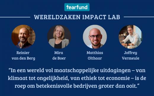 Wereldzaken Impact Lab Bedrijven Tearfund