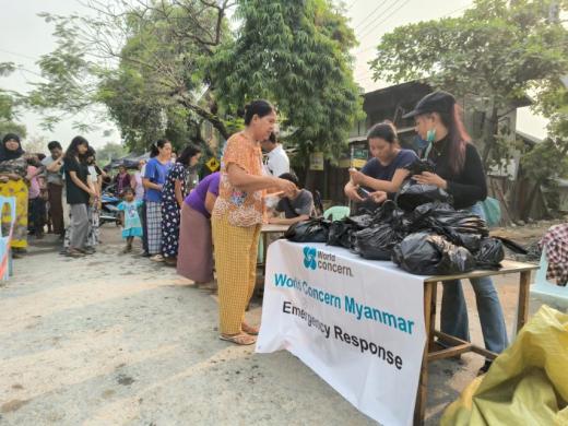 Noodhulp in Myanmar