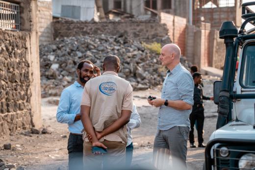 Projectbezoek Guido de Vries in Congo