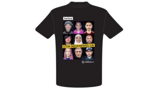 Concept T-shirt Stem medemenselijk