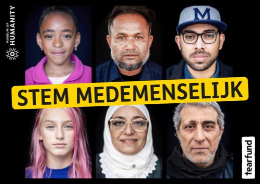 Plakpakket 'Stem medemenselijk'