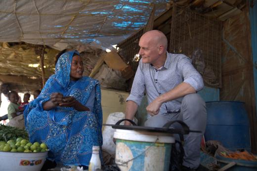 Guido de Vries bezocht het vluchtelingenkamp in Tawila