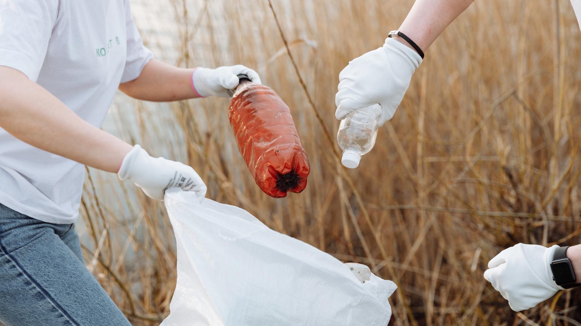 Zwerfafval schoonmaken World Cleanup Day