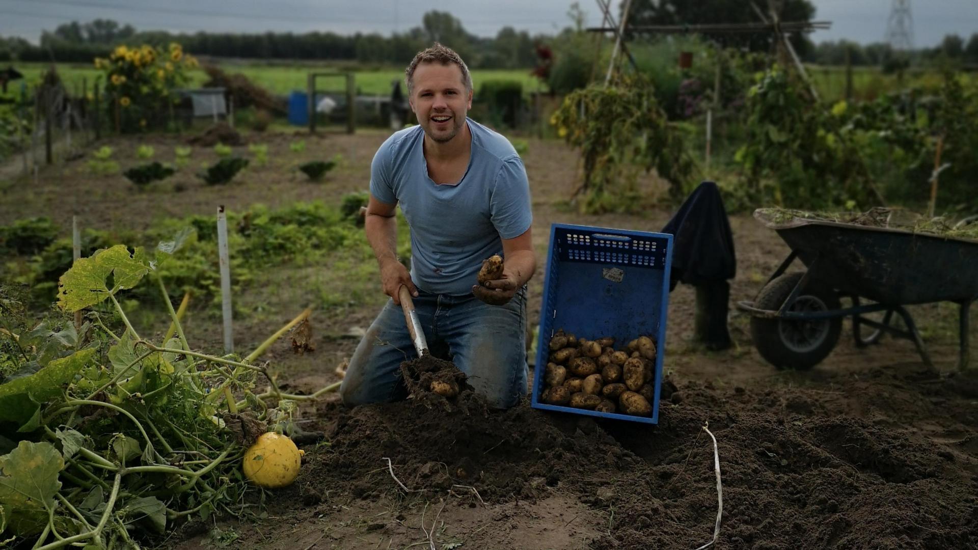 Joost begon een moestuin zonder groene vingers