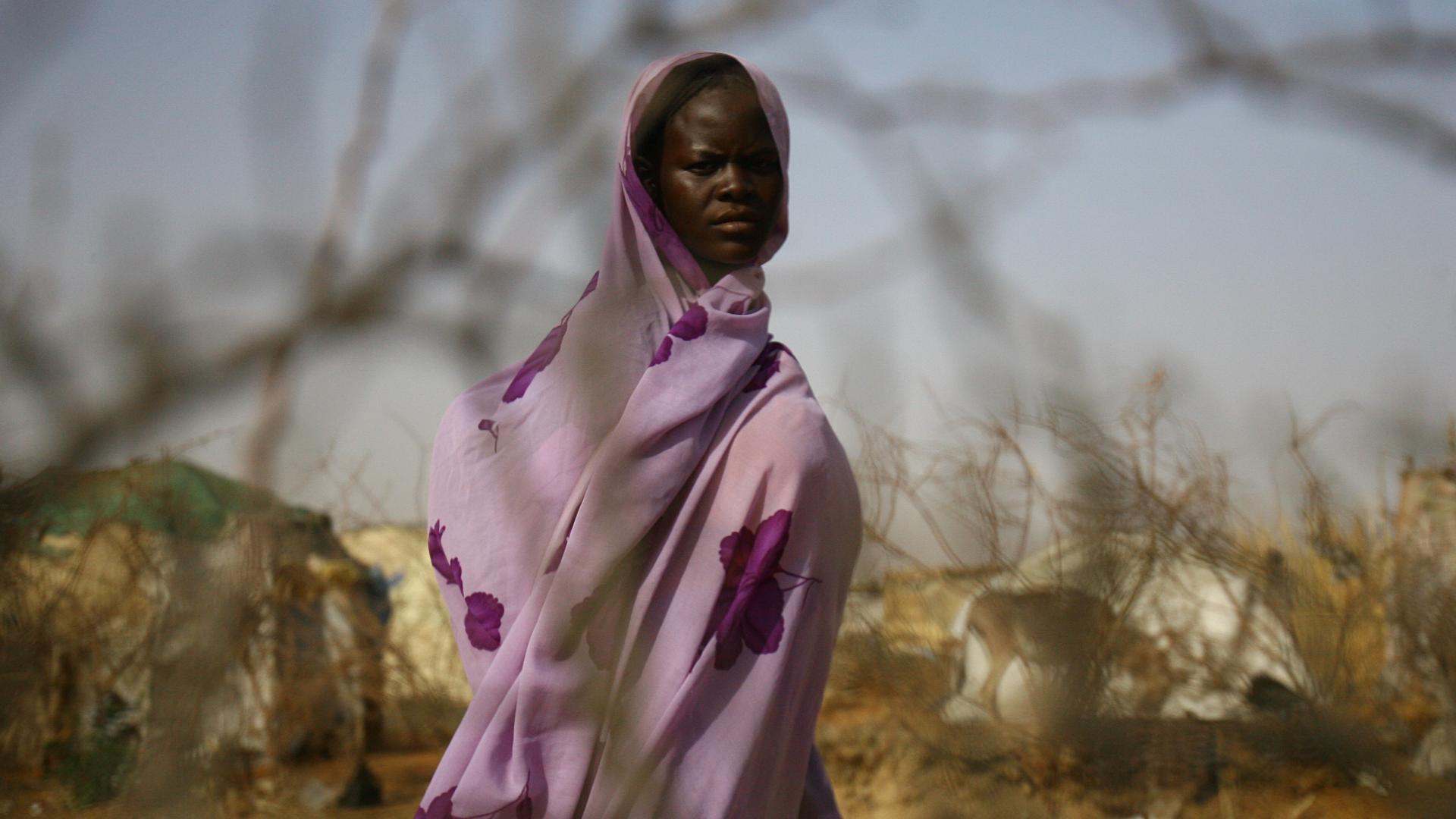 Vrouw uit Darfur, Soedan (shutterstock)