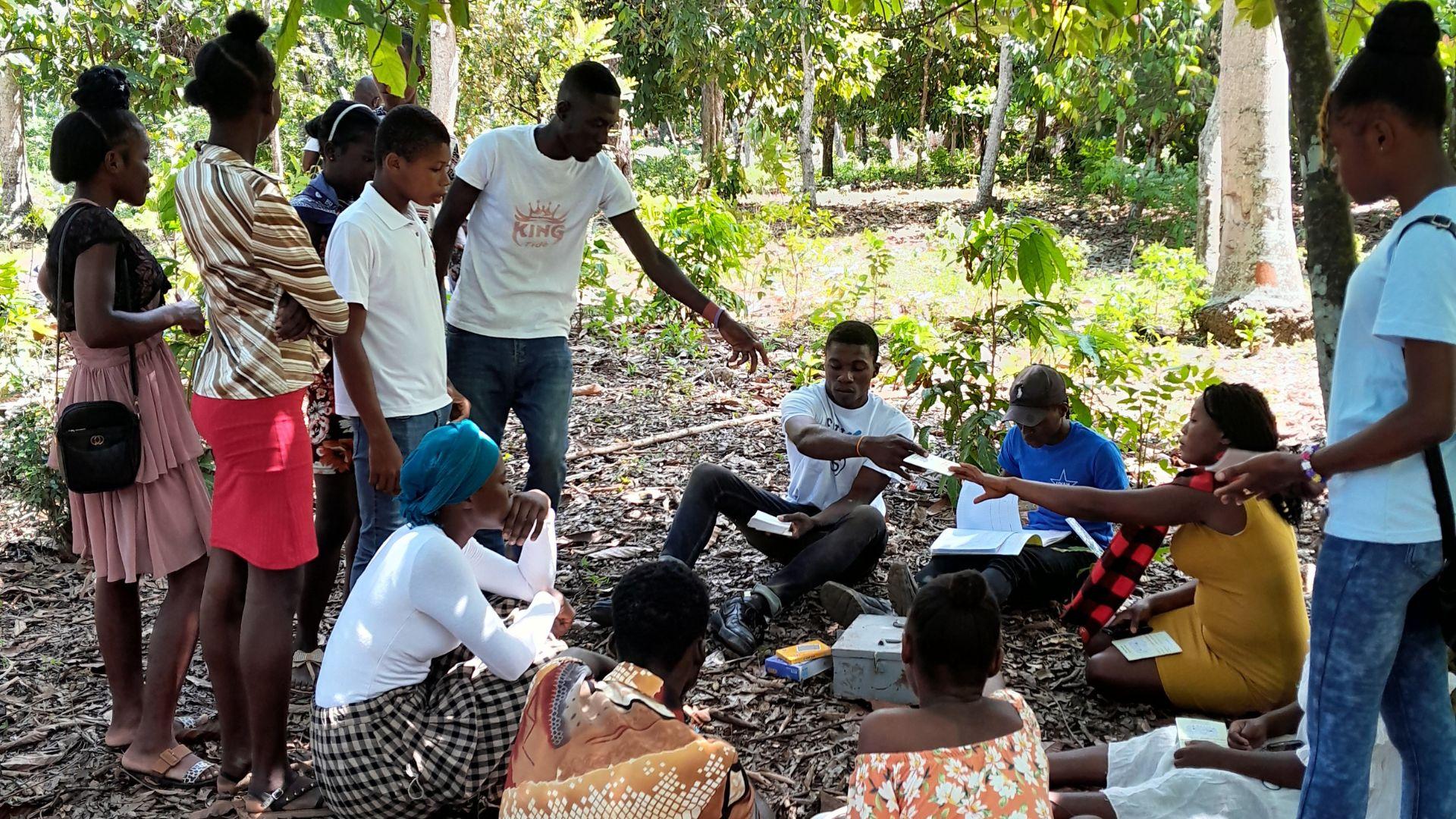 Zelfhulpgroep in Haiti