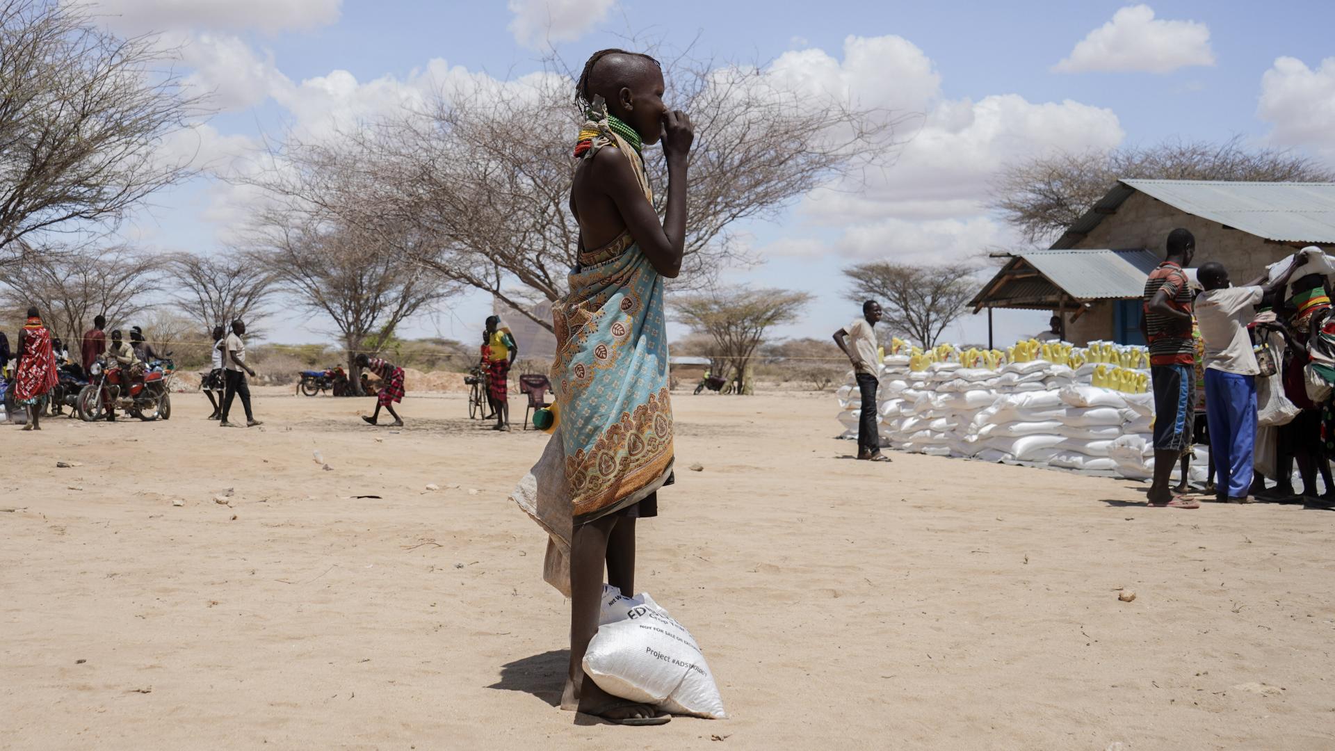 Voedseldistributie Turkana, Kenia