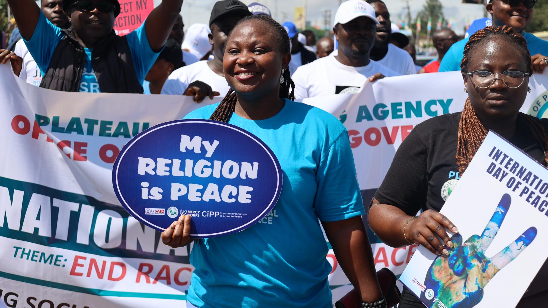 Peace walk Nigeria