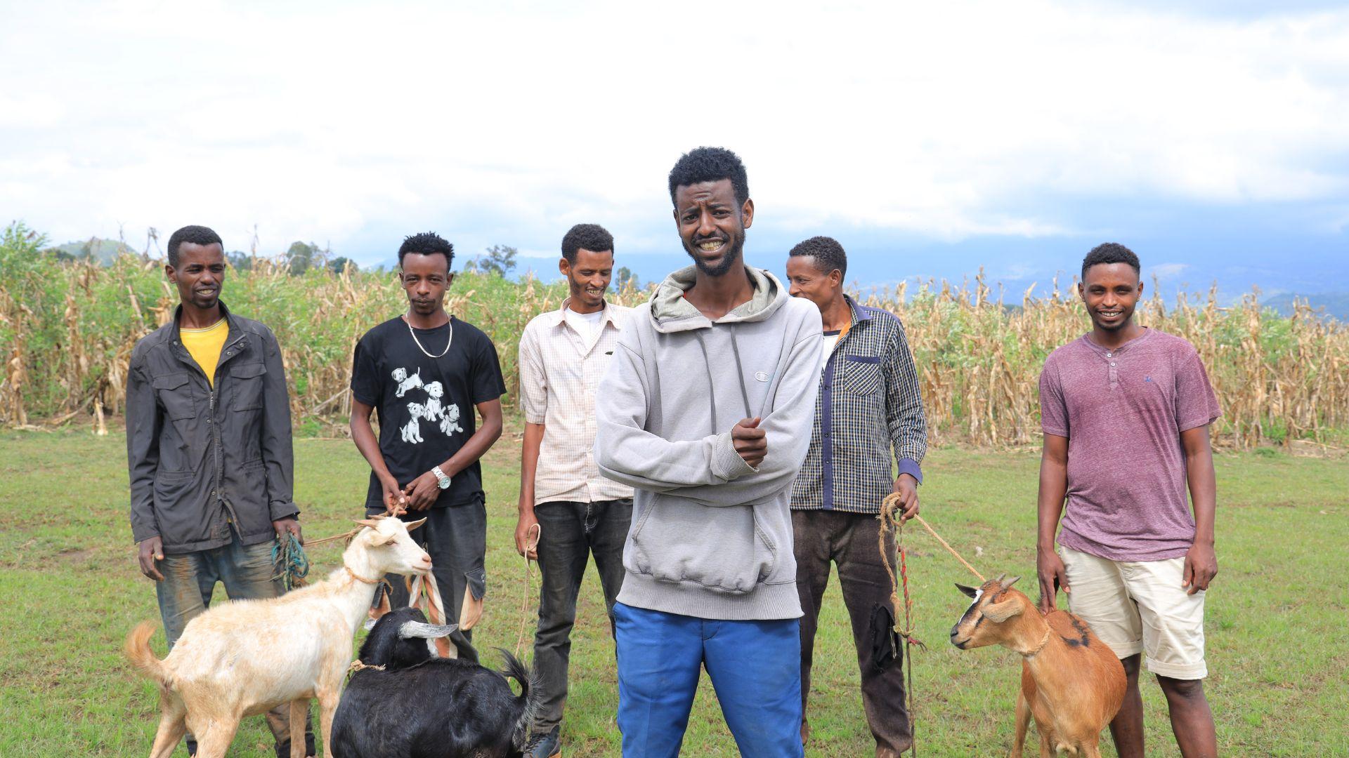 Jongeren in Ethiopië