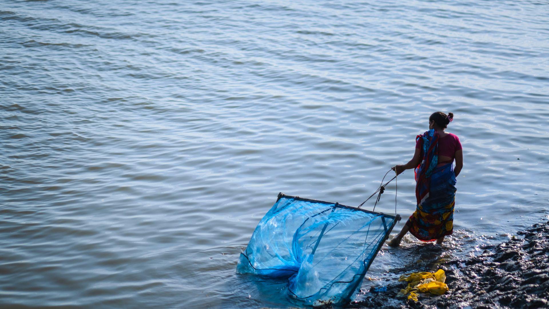 De rivier komt steeds dichterbij 