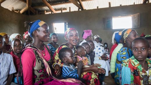 Vrouwen en kinderen in Congo