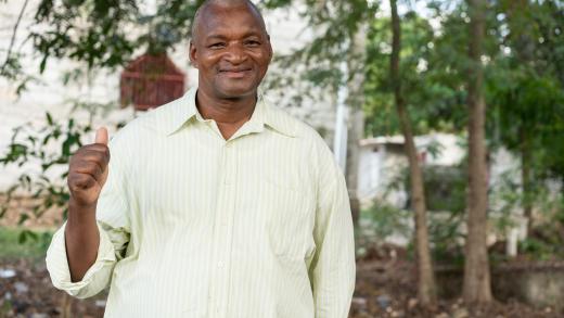 Pastor David in Nippes, Haïti