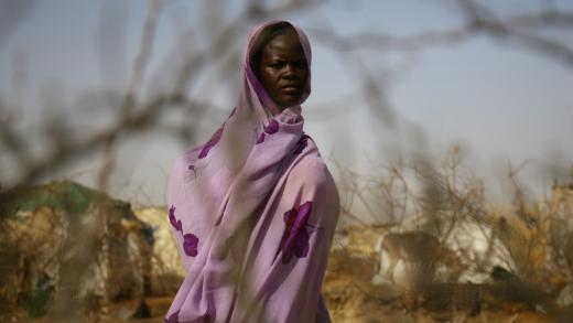 Vrouw uit Darfur, Soedan (shutterstock)