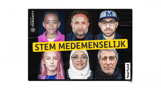 Stem Medemenselijk sticker