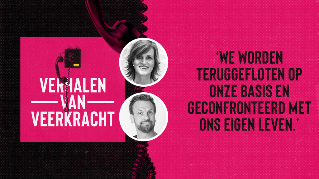 Banner Tim van Wijngaarden en Mirjam van der Vegt Podcast Verhalen van Veerkracht