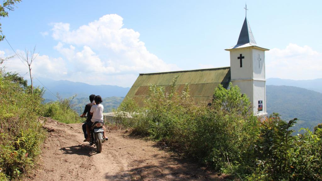 Een kerk in Cambodja