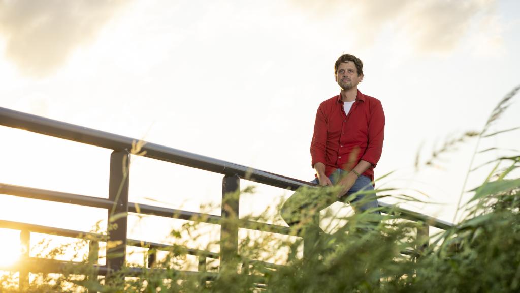 Alfred Slomp van God in de Supermarkt - Foto: Niek Stam