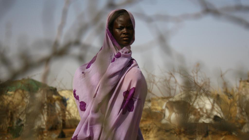 Vrouw uit Darfur, Soedan (shutterstock)