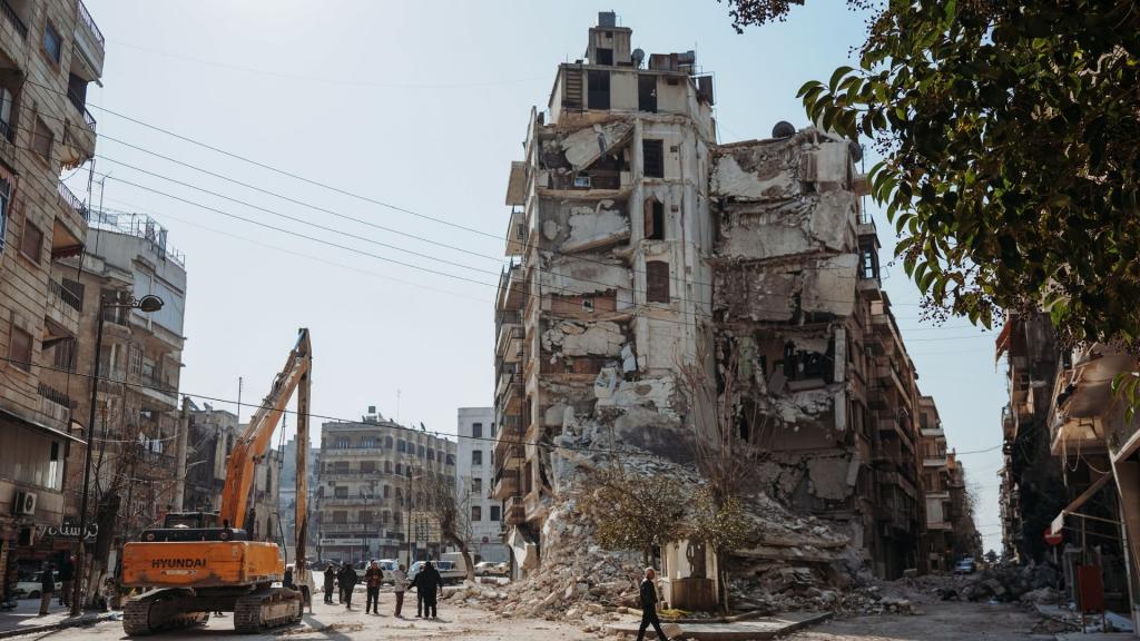 Aleppo verwoest door zware aardbeving