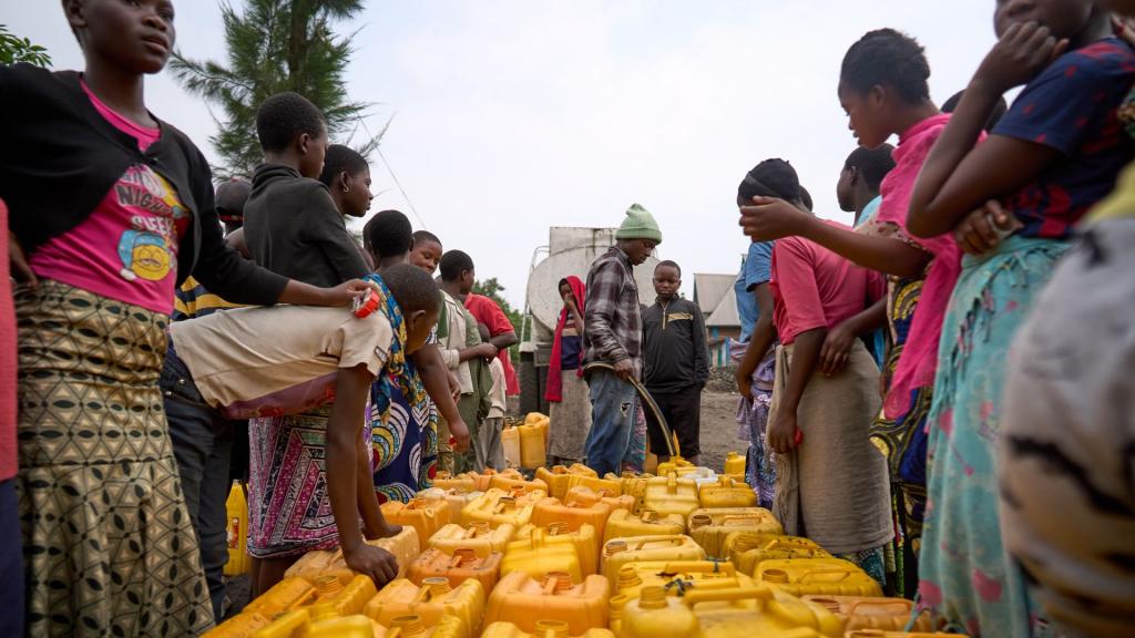 Tearfund biedt toegang tot schoon drinkwater aan ontheemden in Congo