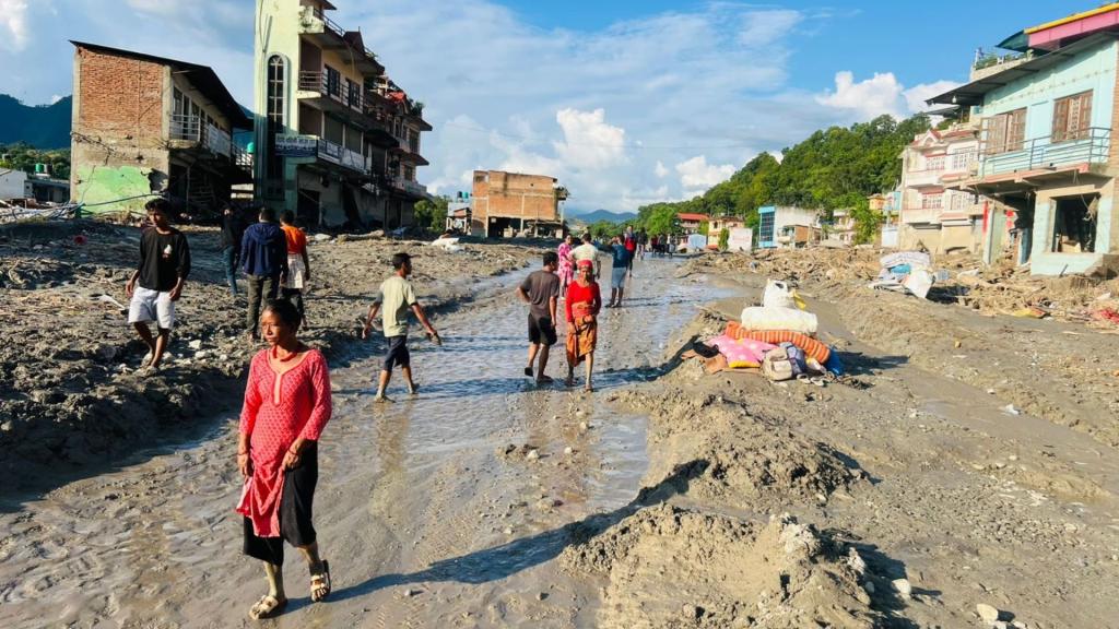 Verwoestende overstromingen in Nepal