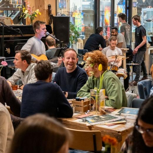 muzikaal optreden tijdens de maaltijd