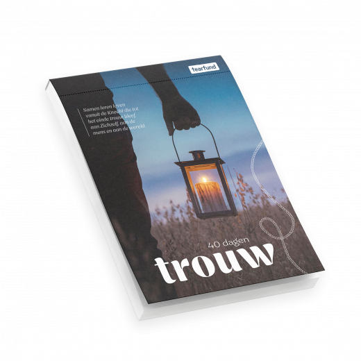 40dagenkalender Tearfund 2026: Trouw