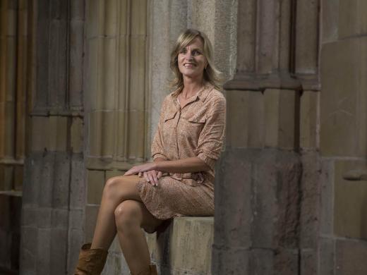 Stiltetrainer en Tearfund-ambassadeur Mirjam van der Vegt