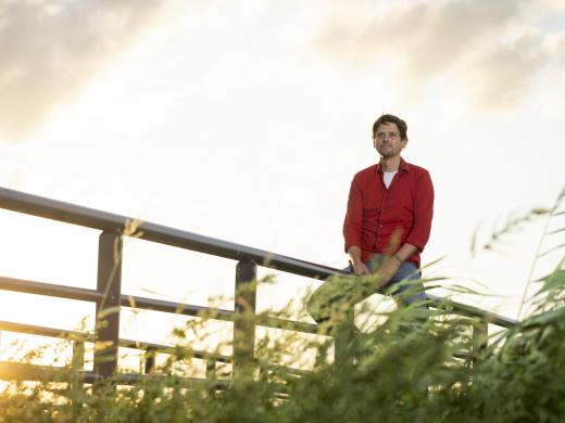 Alfred Slomp van God in de Supermarkt - Foto: Niek Stam
