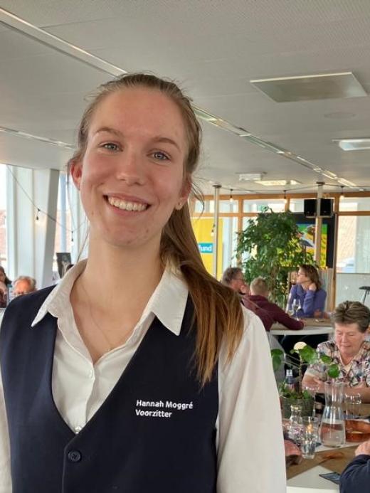 Hannah Moggré, voorzitter Happietaria Wageningen