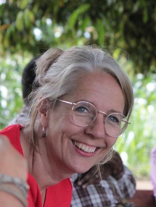 Mira de Boer in Oeganda