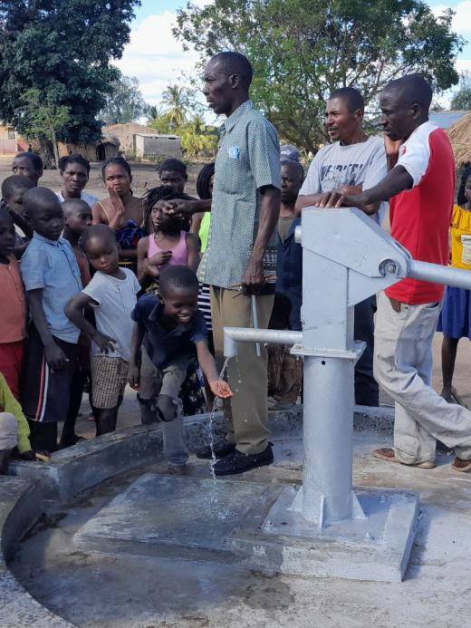 Nieuwe watervoorziening in Mozambique
