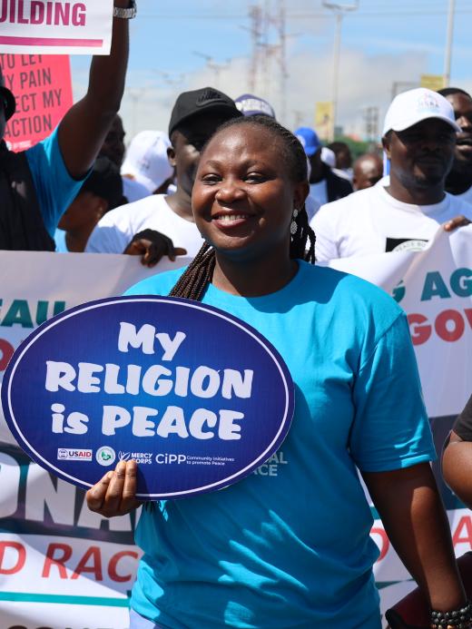 Peace walk Nigeria