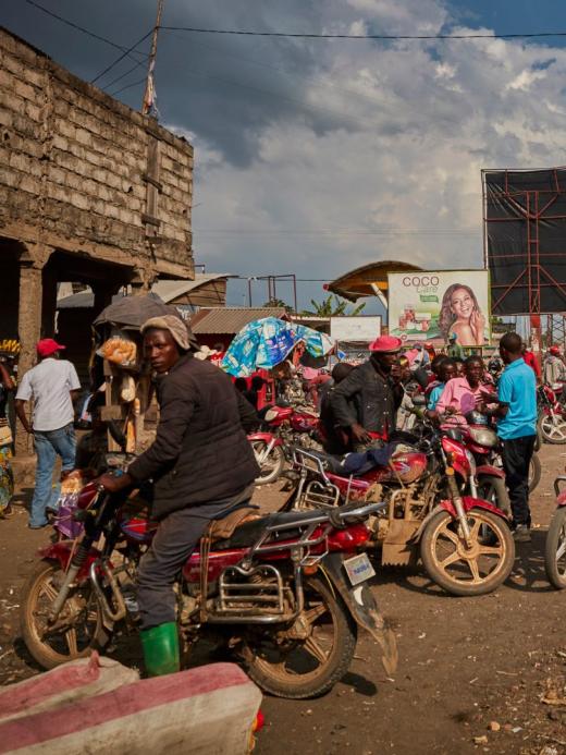 De stad Goma in Congo - DRC