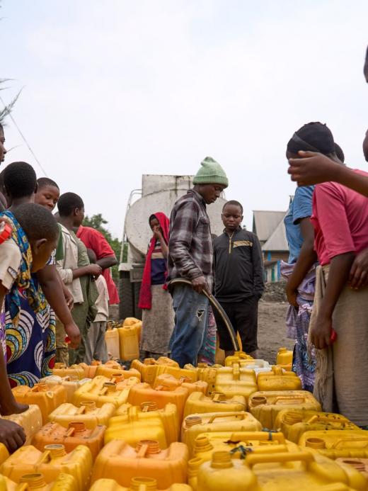 Tearfund biedt toegang tot schoon drinkwater aan ontheemden in Congo