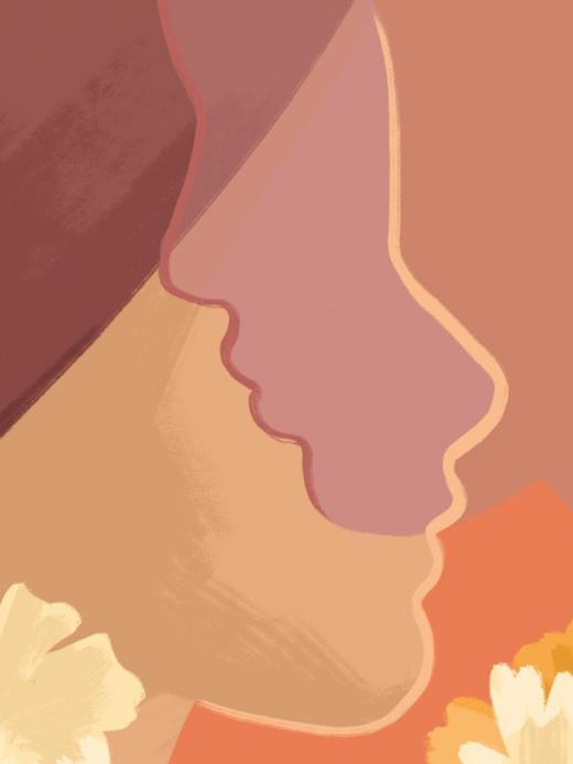 Syrië tekening vrouwen