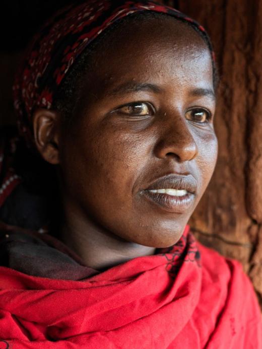 Vrouw uit Ethiopie