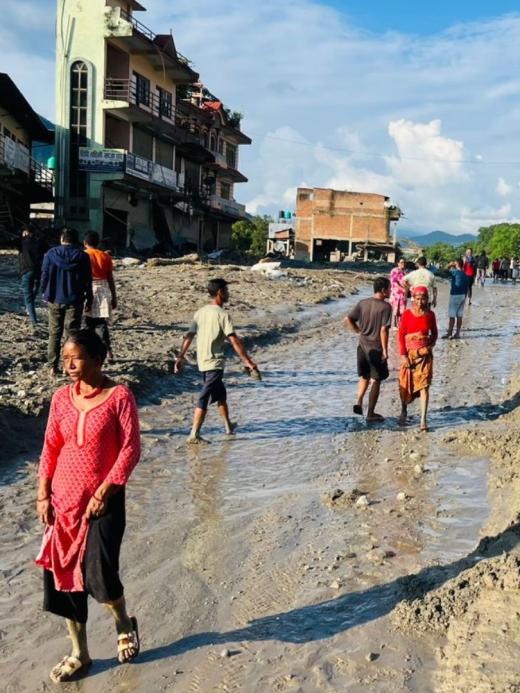 Verwoestende overstromingen in Nepal